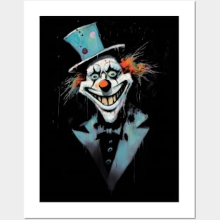 Creepy Clown Posters and Art